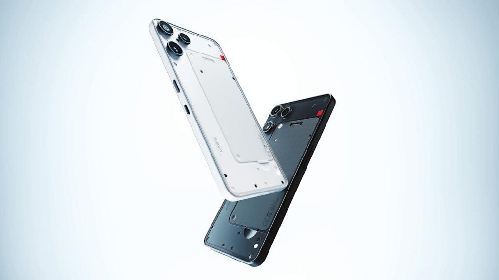 Nothing Phone 3a Lite with no glyph